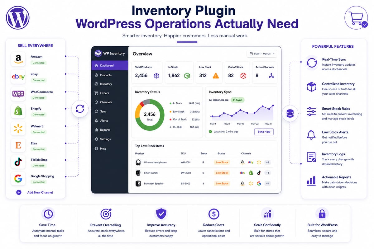 Inventory Plugin WordPress Operations Actually Need